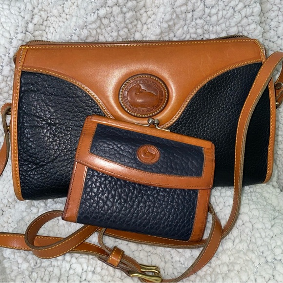 Vintage Dooney Dooney And Bourke Purse With Matching Wallet Dooney